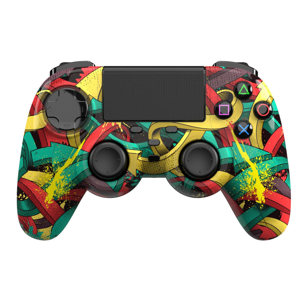 (8) For Ps4/Slim/Pro Gamepads Glitter Button Wireless 6-Axis Joystick Compatible 9085801732115