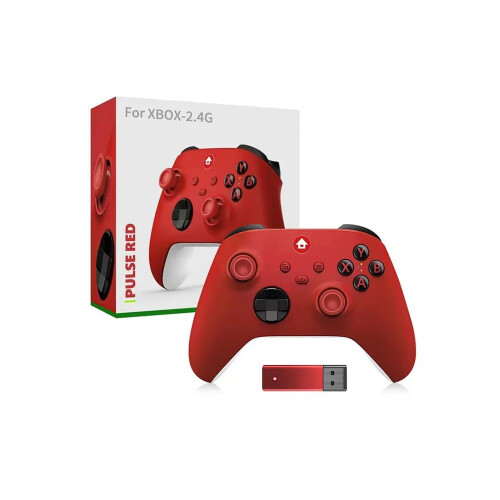 (Red) 2.4G Wireless Game Controller For Xbox one Series X/S Console Joysticks