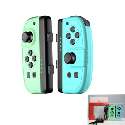 (Green Blue) Joypad Switch Joystick Controller 6 Axis Gyro Wireless Gamepad Switch