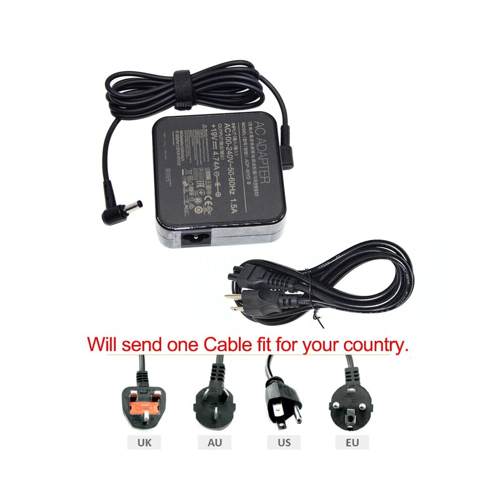 (With One Cable) 19V 4.74A 90W Universal Ac Charger Power Adapter For Asus Adp~90Se Bb 9454952729761