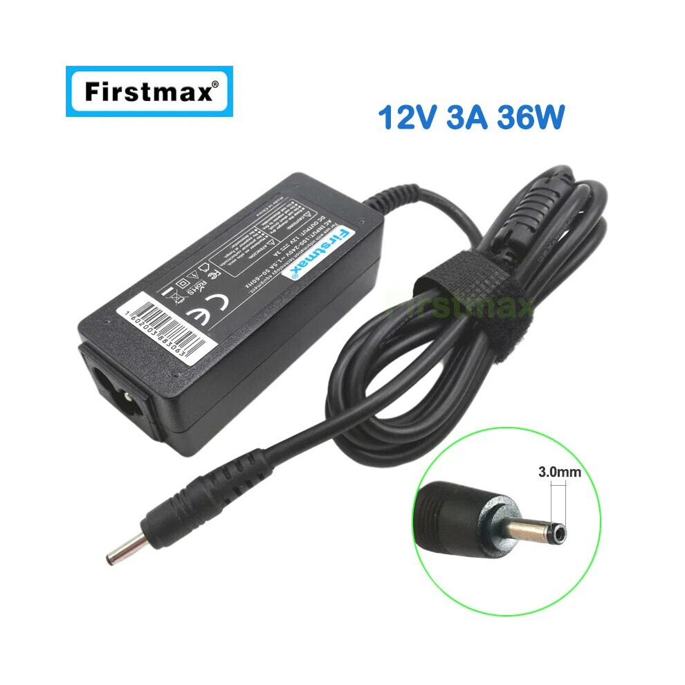 (Eu Power Cord) 12V 3A 36W Tablet Pc Charger Ac Adapter For Fujitsu A036r010l A13~036N2a 9454952729976