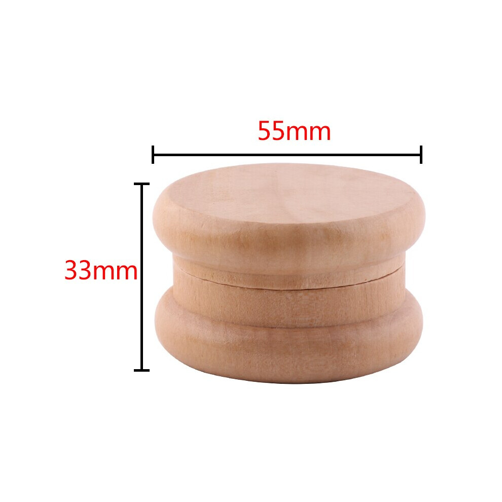 Aihontai (55Mm Wood) Multi Style Smoke Grinder Metal Zinc Alloy Herb Tobacco Crusher For Gift