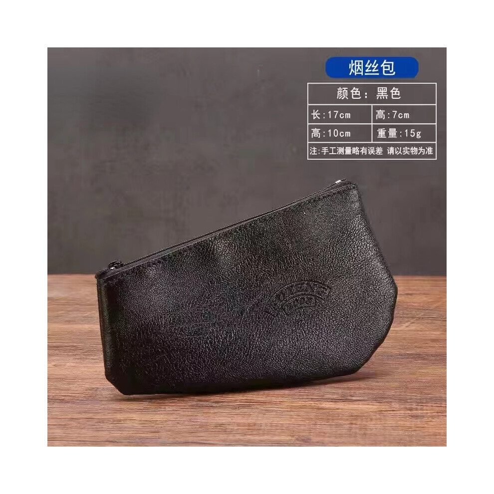 Aihontai (E) Pu Leather Tobacco Pouch Bag Case Portable Cigarette Rolling Pipe Tobacco