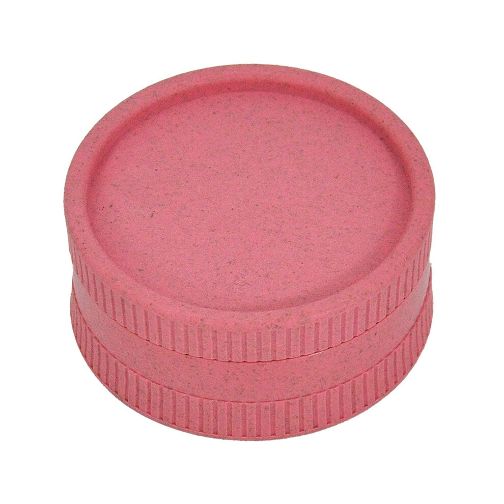 Aihontai (Pink) Degradable Plastic Herb Grinder Articles For Smoking Grass 2 Layer Tobacco