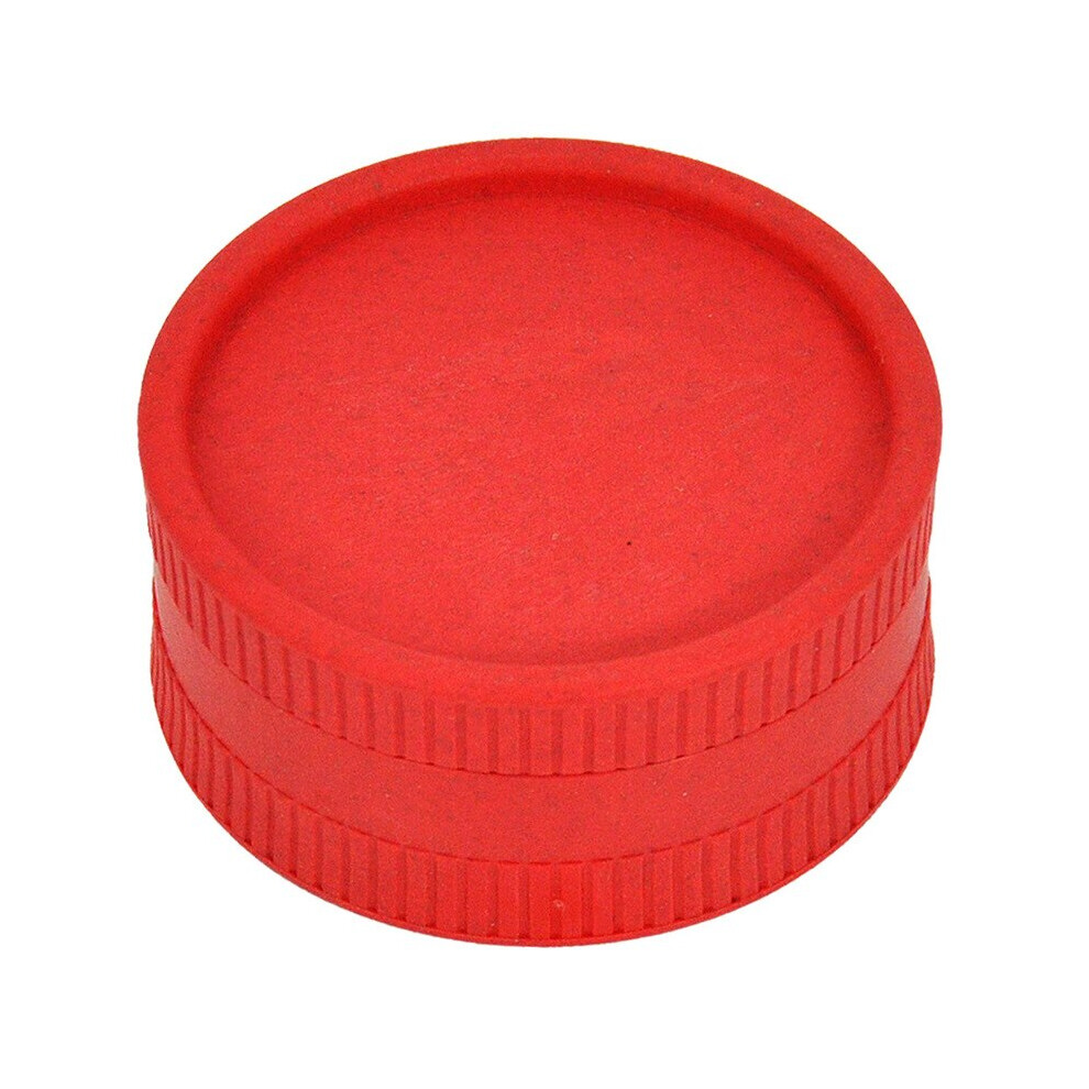 Aihontai (Red) Degradable Plastic Herb Grinder Articles For Smoking Grass 2 Layer Tobacco
