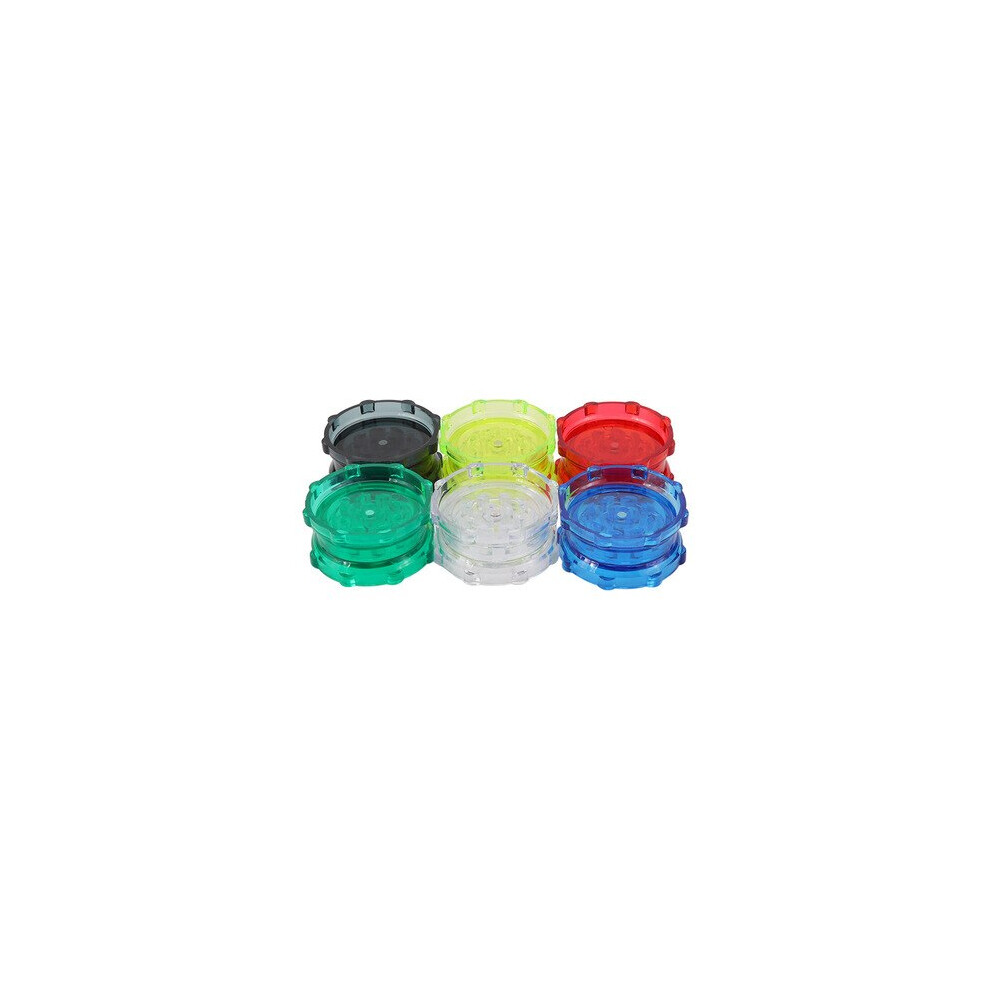 Aihontai 53Mm 2 Layer Plastic Tobacco Grinder Herb Grinder With Shark Teeth Tobacco