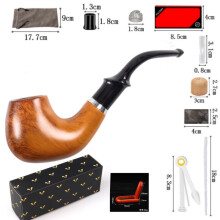 Low cost Smoking Kit Resin Pipe Wooden Pipe With Pipe Accessories Men's