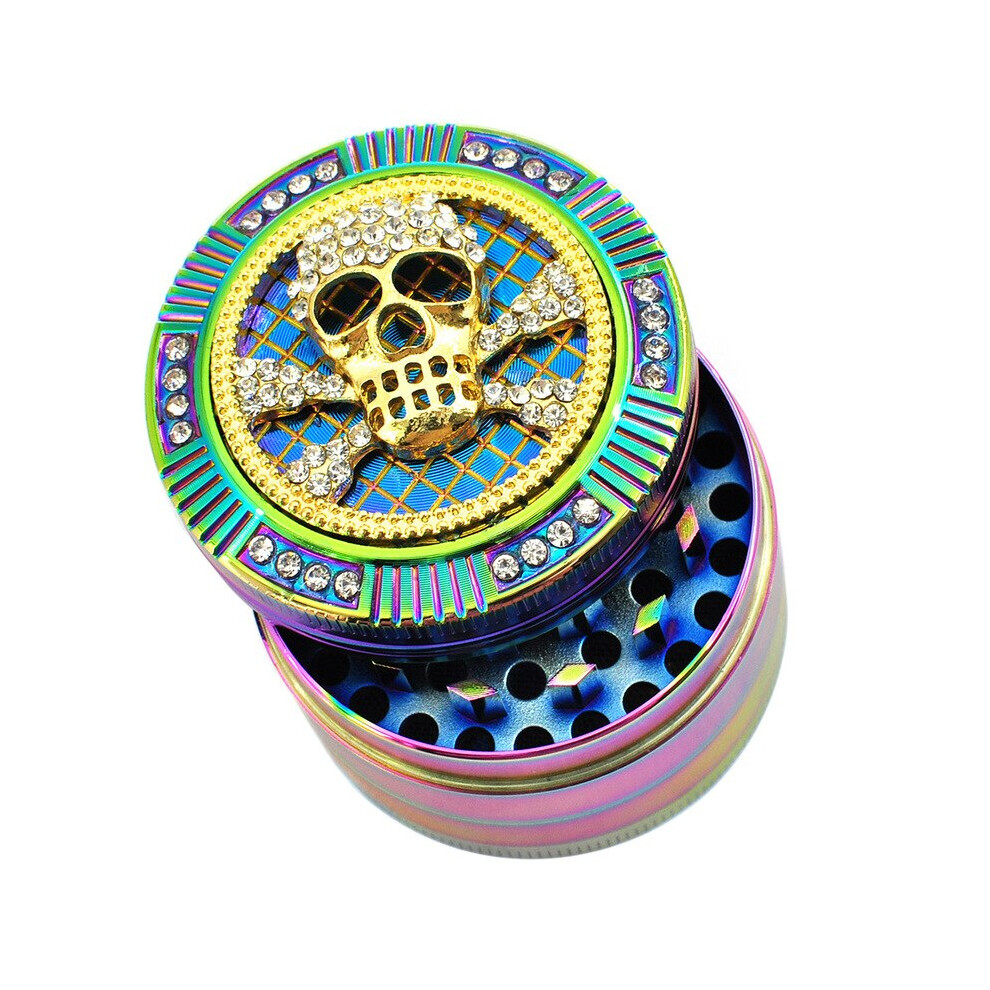 Aihontai Pink 63Mm Butterfly Herb Grinder Alumininum Alloy Tobacco Cutting Accessories