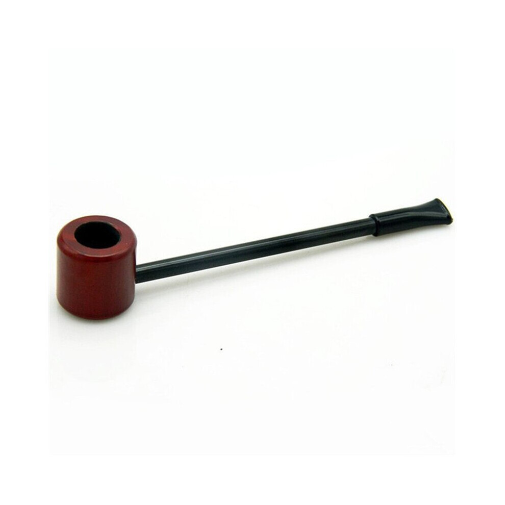 Aihontai Ebony Wood Pipe Smoking Pipes Portable Smoking Pipe Herb Tobacco Pipes