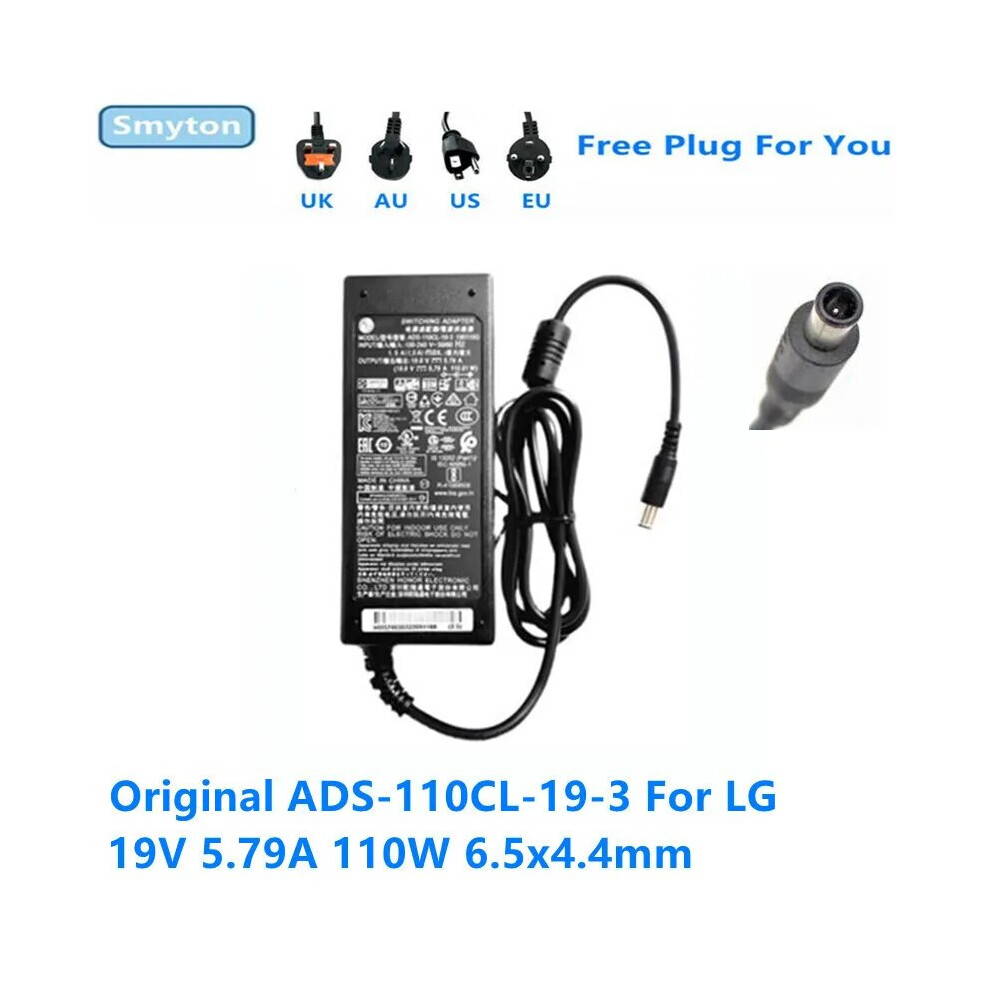 Original 110W Ac Adapter Charger For Lg 19V 5.79A Ads~110Cl~19~3 190110G 9454952711230