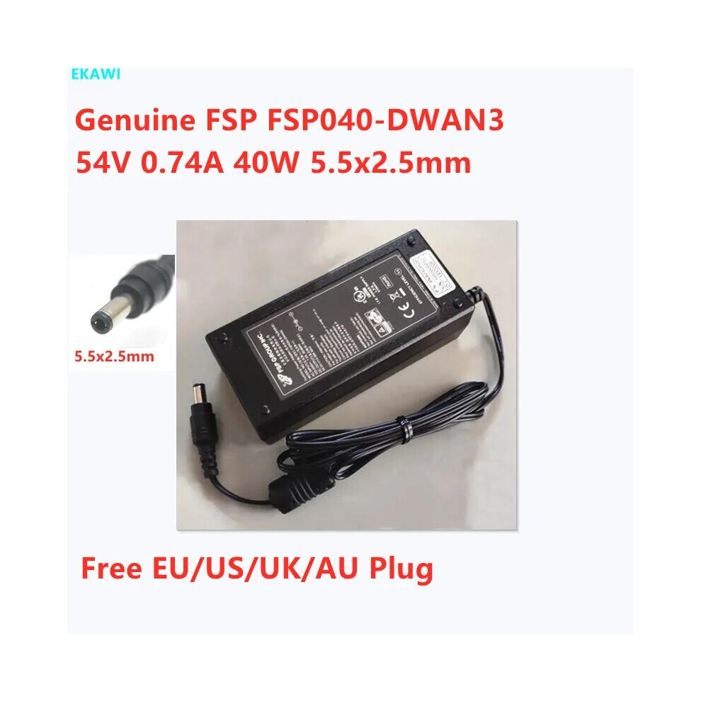 Genuine Fsp Fsp040~Dwan3 54V 0.74A 40W Ac Switching Power Adapter For 9454952711568