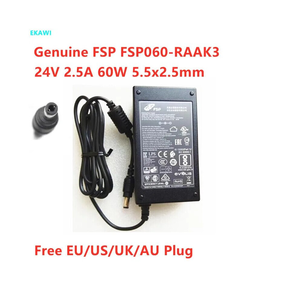 Genuine Fsp Fsp060~Raak3 24V 2.5A 60W 5.5X2.5mm Fsp060~Daan2 Fsp060~Daan3 9454952711629