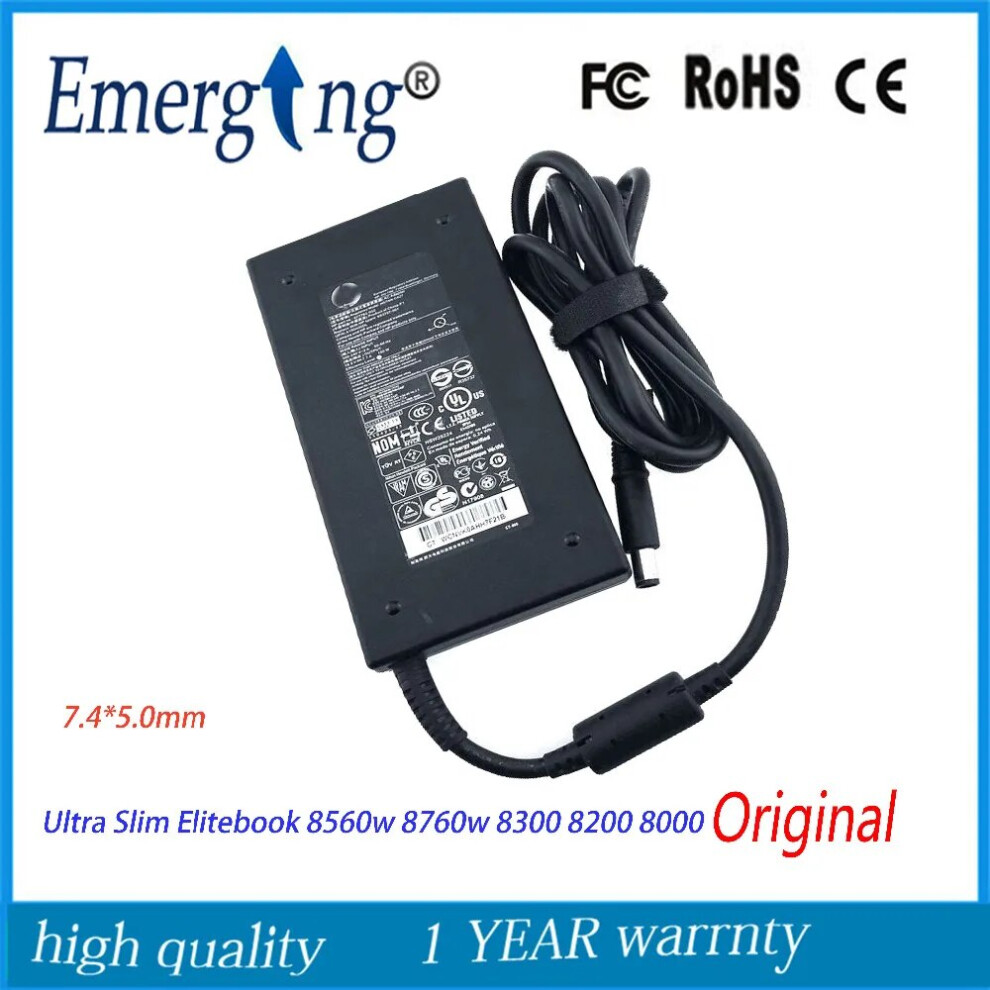 Original 19.5V 7.7A 150W 7.4*5.0Mm Ac Laptop Adapter Charger For Hp Elitebook 9454952731764