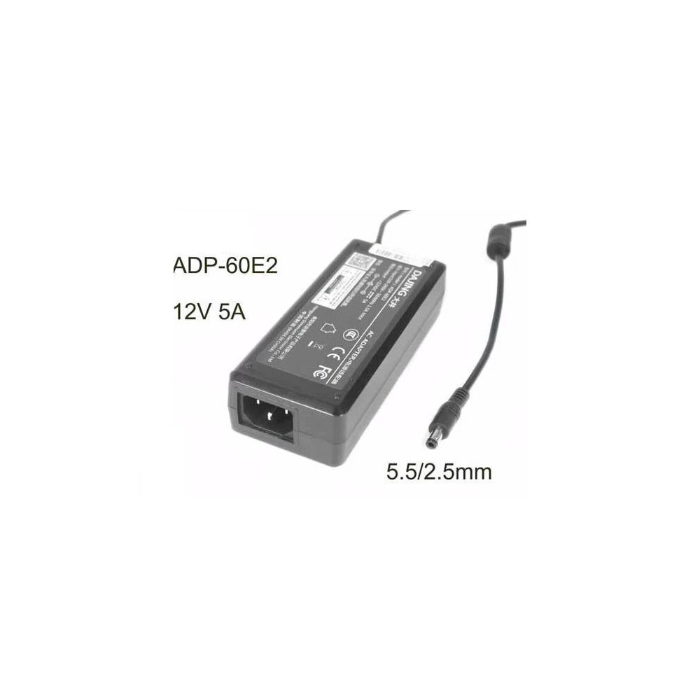 Laptop Power Adapter Adp~60E2 12V 5A Barrel 5.5 2.5Mm Iec C14 Power Adapter 9454952718420