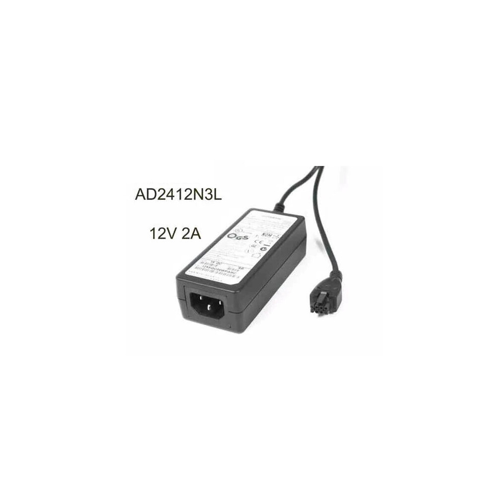 Laptop Power Adapter Ad2412n3l 12V 2A 8~Hole Tip Iec C14 Power Adapter 9454952718406