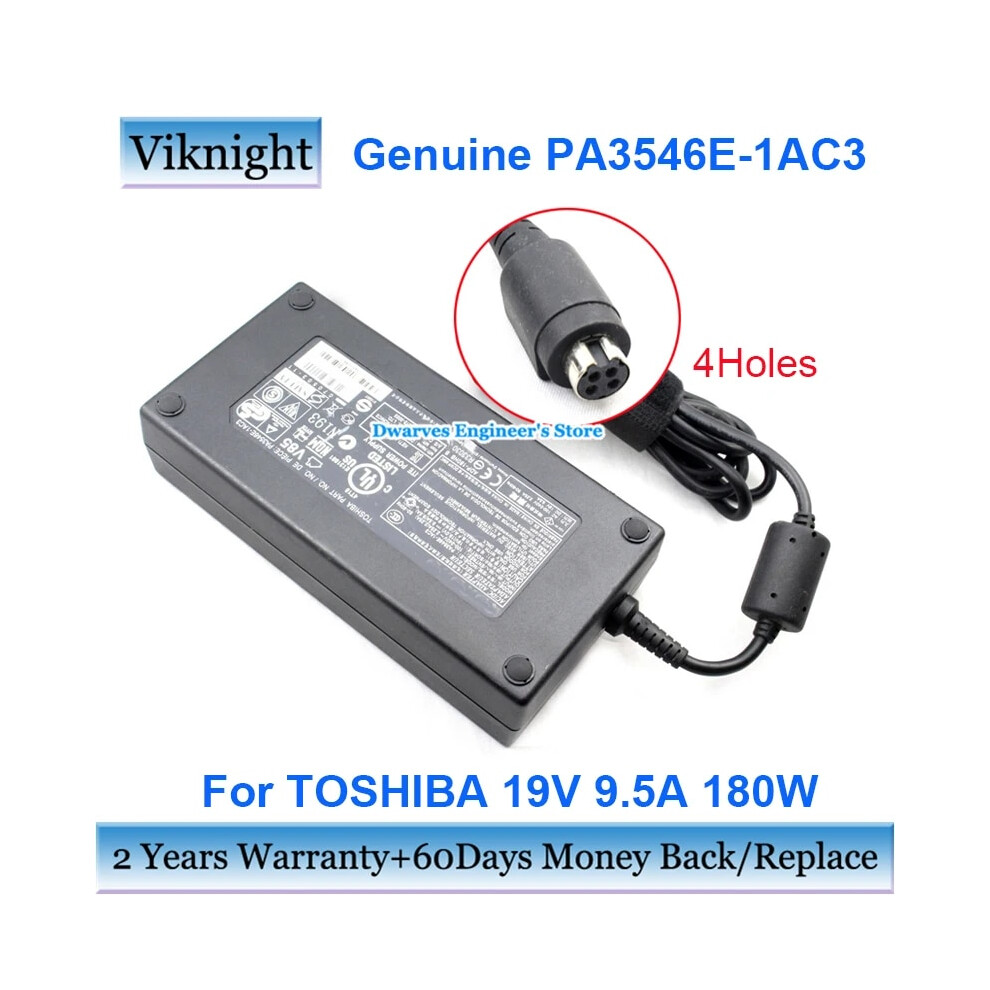 Pa3546e~1Ac3 Ac Aapter 19V 9.5A 180W Power Supply For Toshiba Dx730 Qosmio 9454952720454