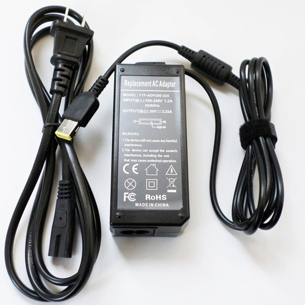 Usb Plug Ac Adapter Battery Charger For Lenovo 45N0326 45N0328 45N0266 9454952731733