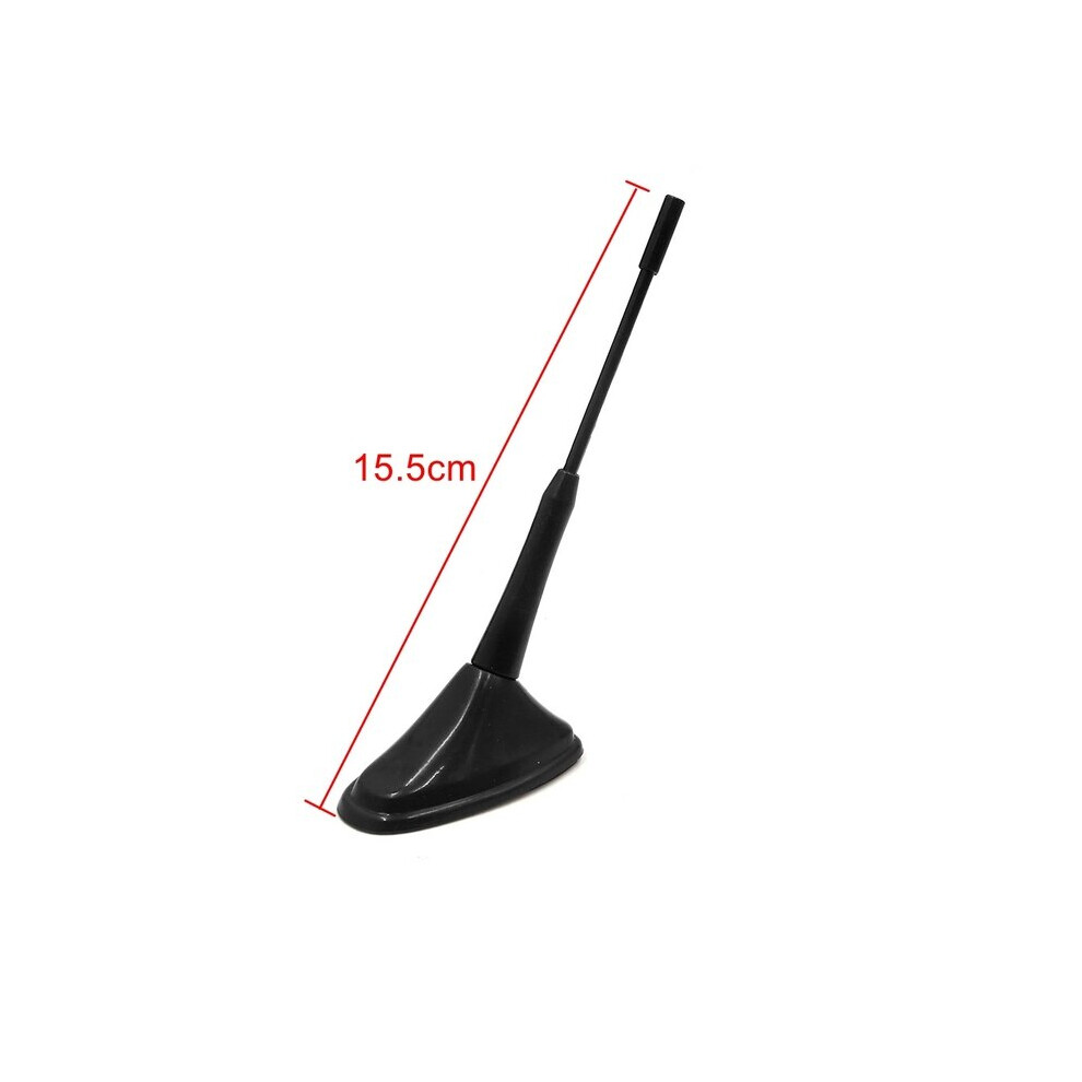 Adhesive Base Plastic Auto Car Aerial Decorative Dummy Antenna Black 9140887423972