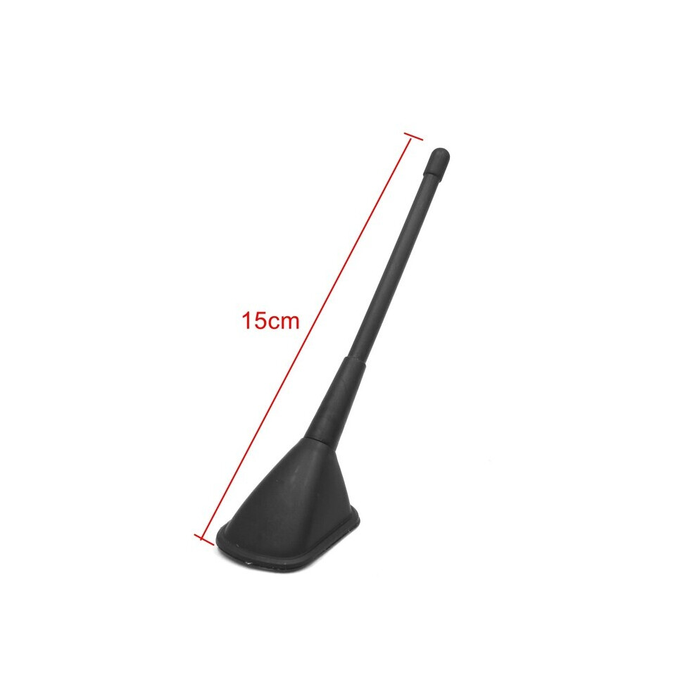 Adhesive Base Plastic Auto Car Aerial Decorative Dummy Antenna Black 9140887423989