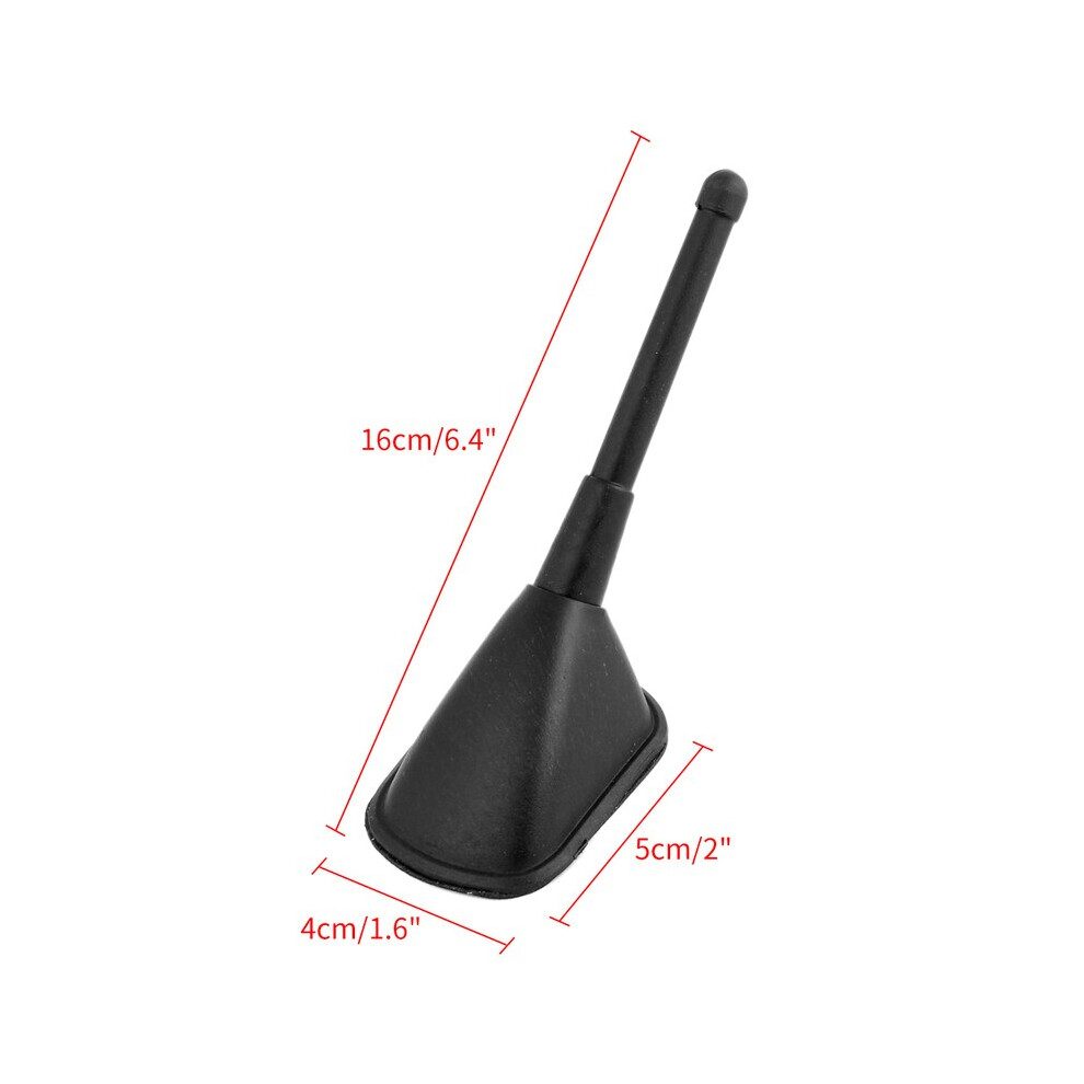 Adhesive Base Plastic Auto Car Aerial Decorative Dummy Antenna Black 9140887423996