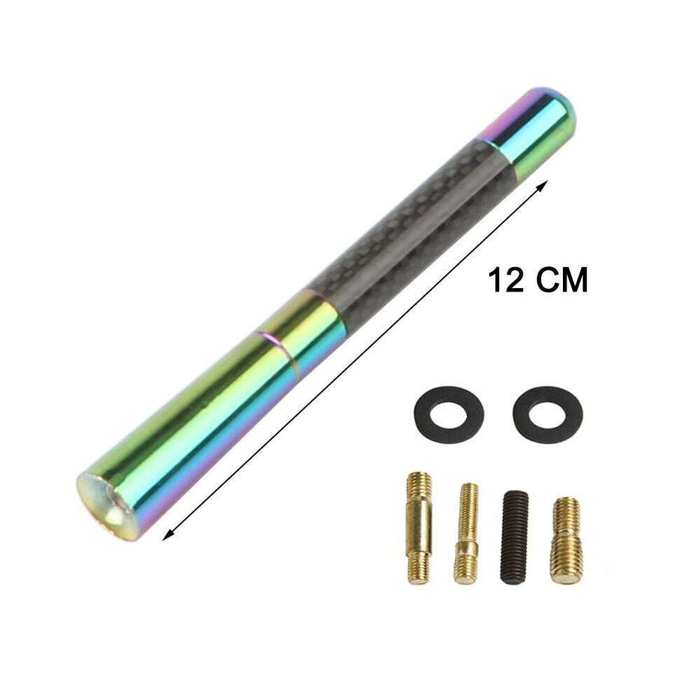 Universal Car Roof Antenna 3.5/8/12Cm Carbon Fiber Radio Aerial Antenna 9140887424443