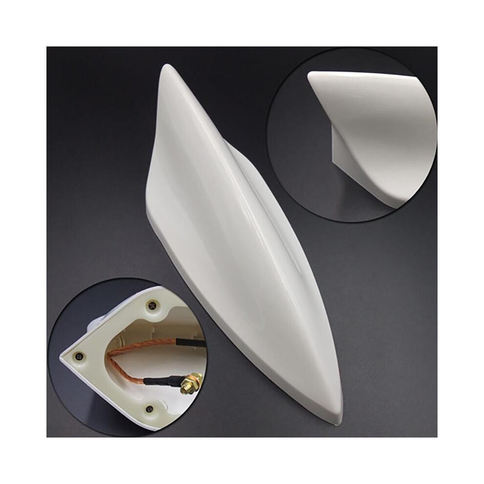 Stylish Universal Auto Aerials Car Roof Shark Fin Signal Antenna Tail 9140887435784