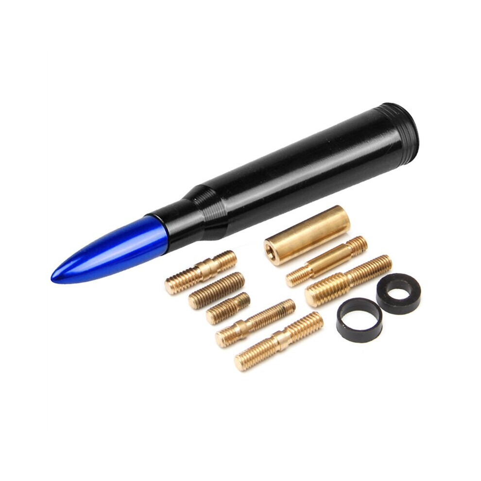 Universal Bullet Warhead Antenna Cars Decorate Roof Antennas Kit Black 9140887437665