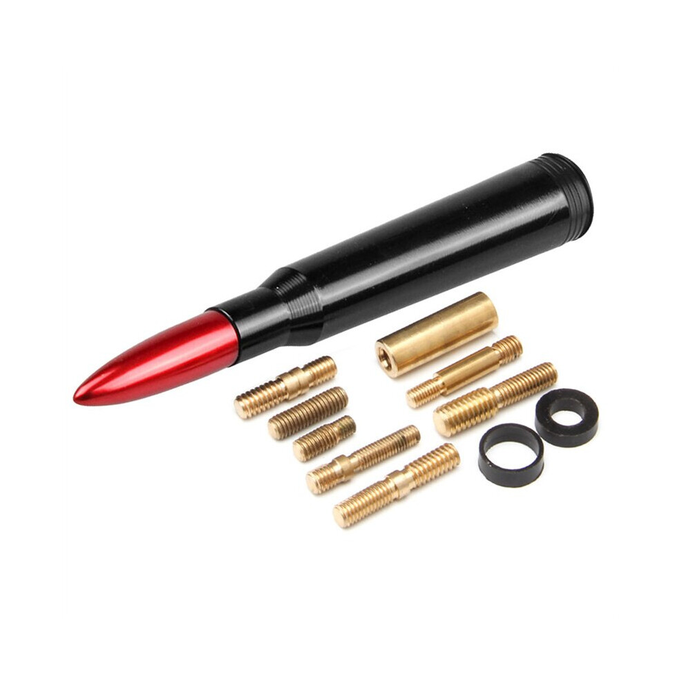 Universal Bullet Warhead Antenna Cars Decorate Roof Antennas Kit Black 9140887437672