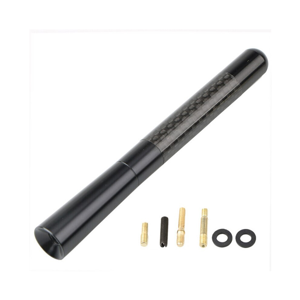 3.5Cm/8Cm/12Cm Universal Car Short Radio Antenna Carbon Fiber Car Black 9140887445592