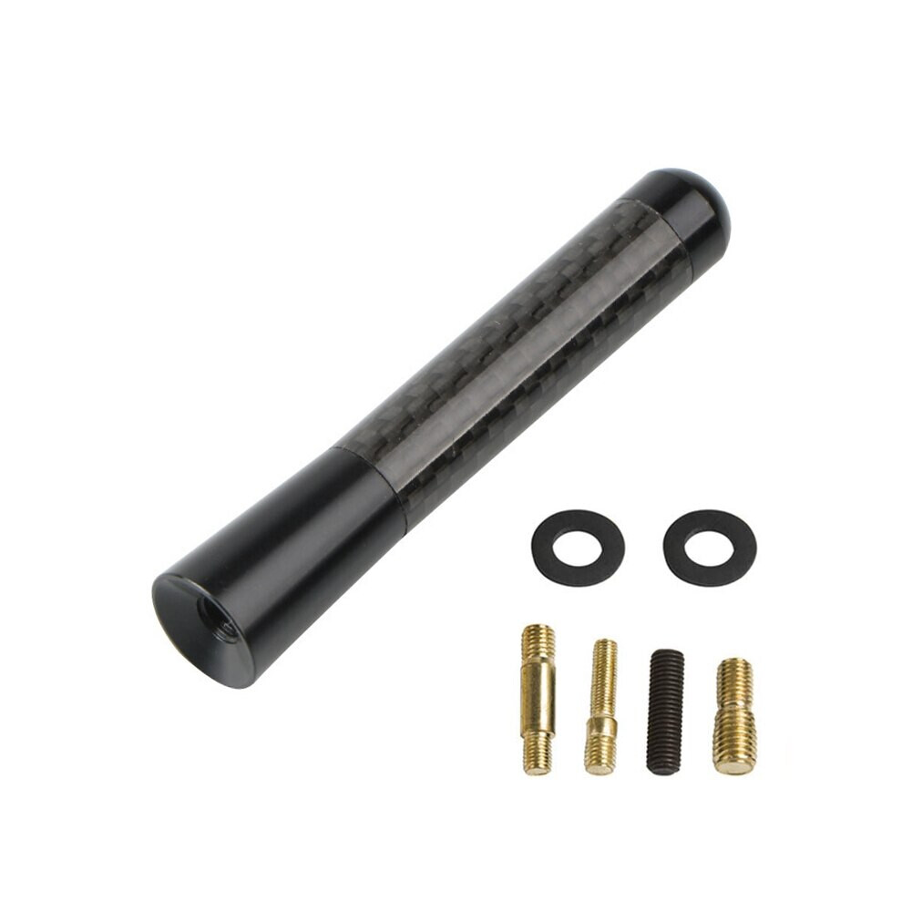 3.5Cm/8Cm/12Cm Universal Car Short Radio Antenna Carbon Fiber Car Black 9140887445639