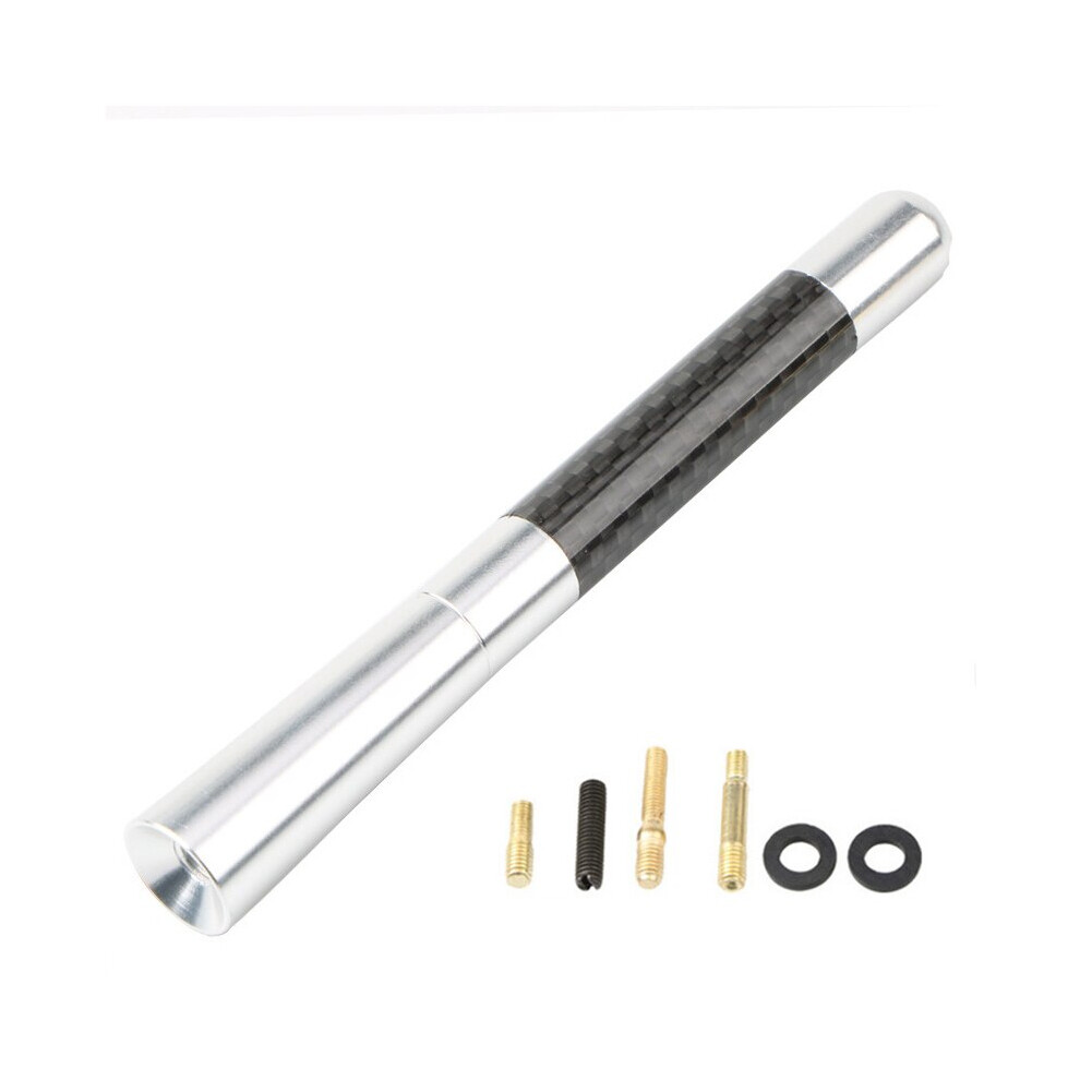 3.5Cm/8Cm/12Cm Universal Car Short Radio Antenna Carbon Fiber Car Black 9140887445790