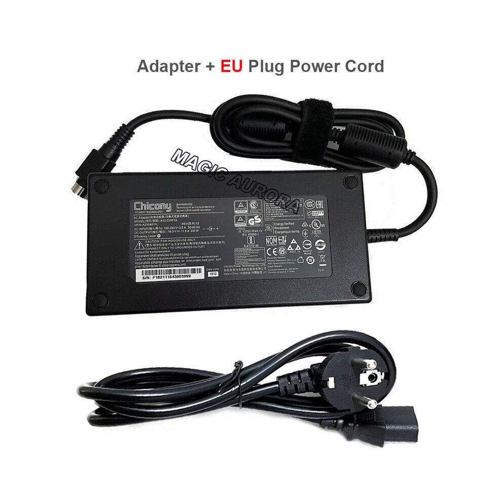 4Holes Chicony 19.5V 11.8A 230W Laptop Charger For Msi Gt76 Gt62vr Gt73vr 9454952727583