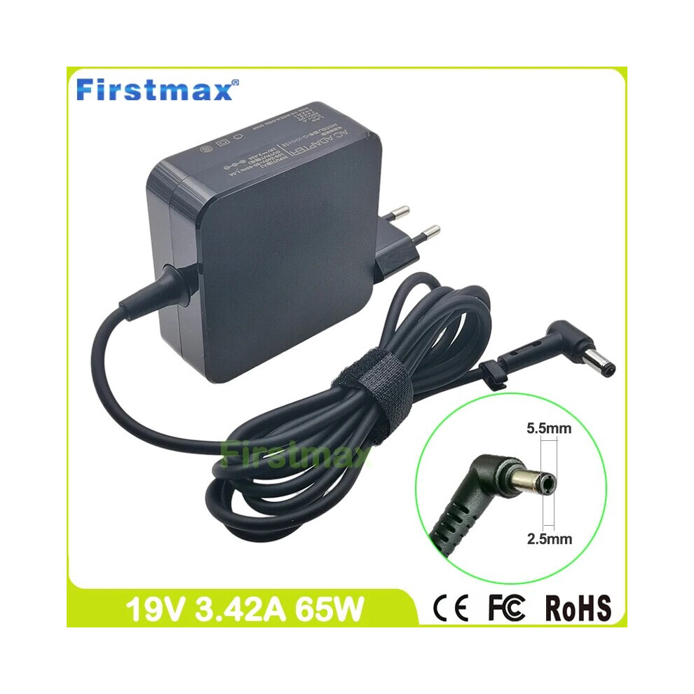 19V 3.42A 65W Laptop Charger Ac Adapter Exa1208eh For Asus K43be K45d 9454952728528