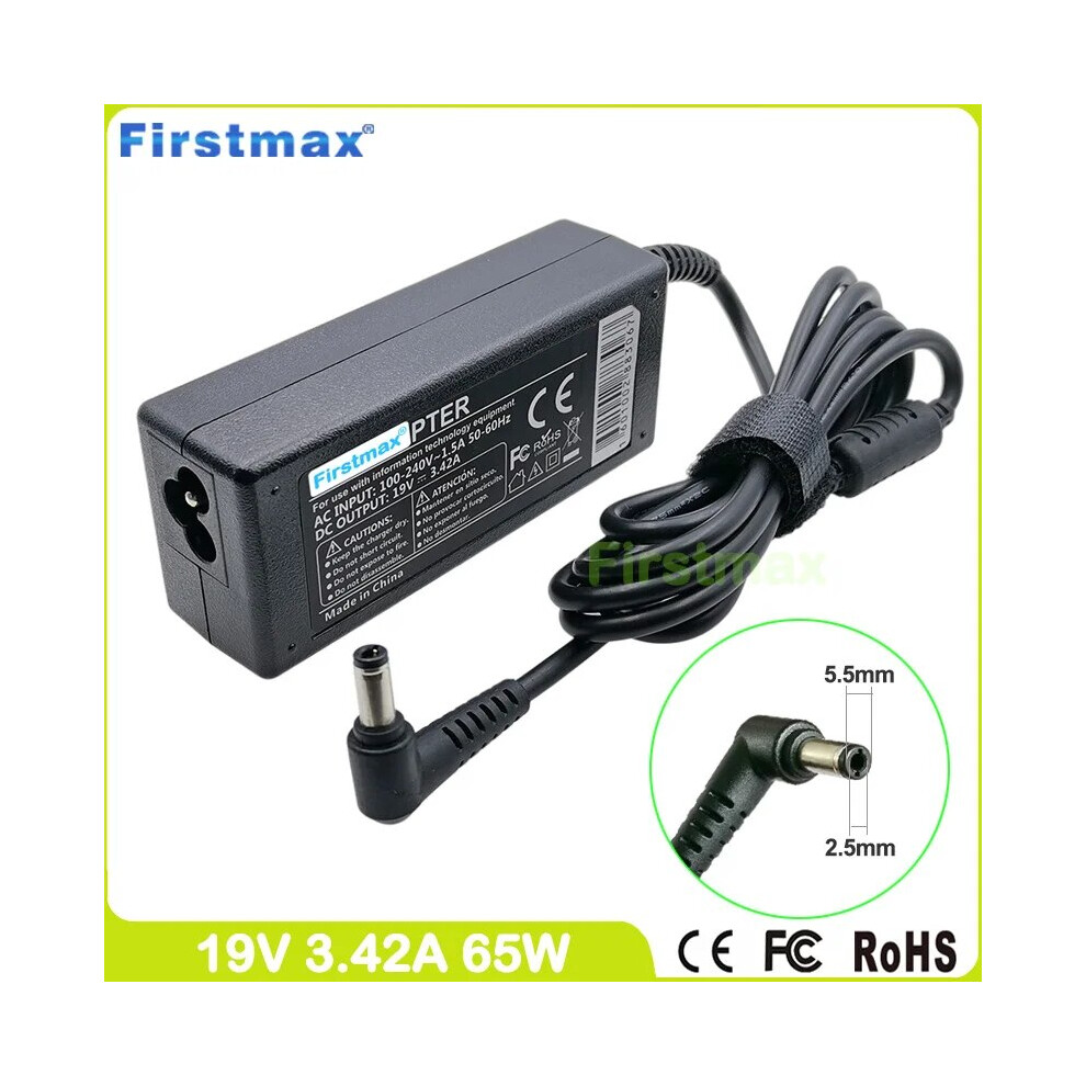 19V 3.42A 65W Laptop Charger Ac Adapter Exa1208eh For Asus K43be K45d 9454952728535