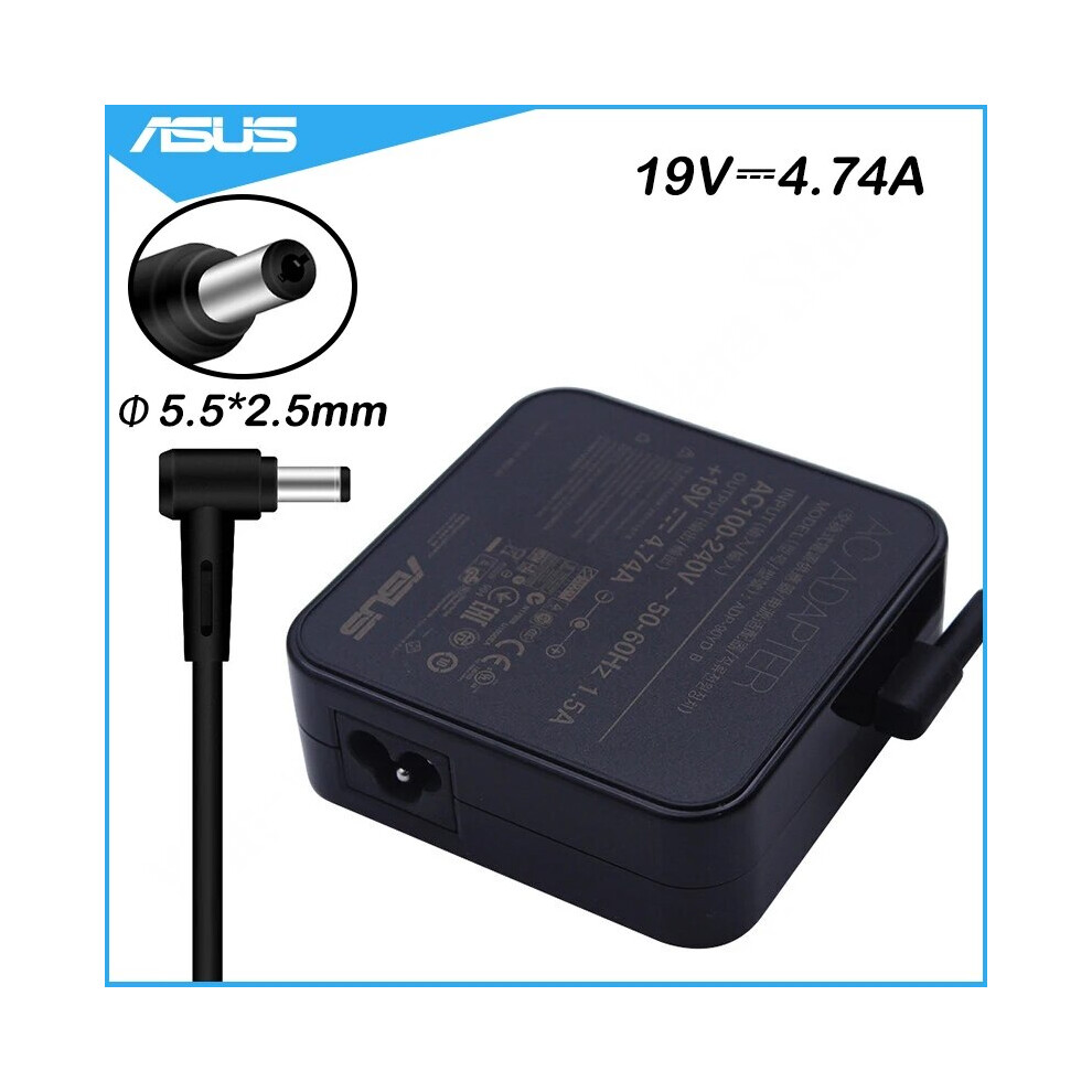 19V 4.74A 90W 5.5*2.5Mm Ac Adapter Power Laptop Charger For Asus K52f 9454952730286