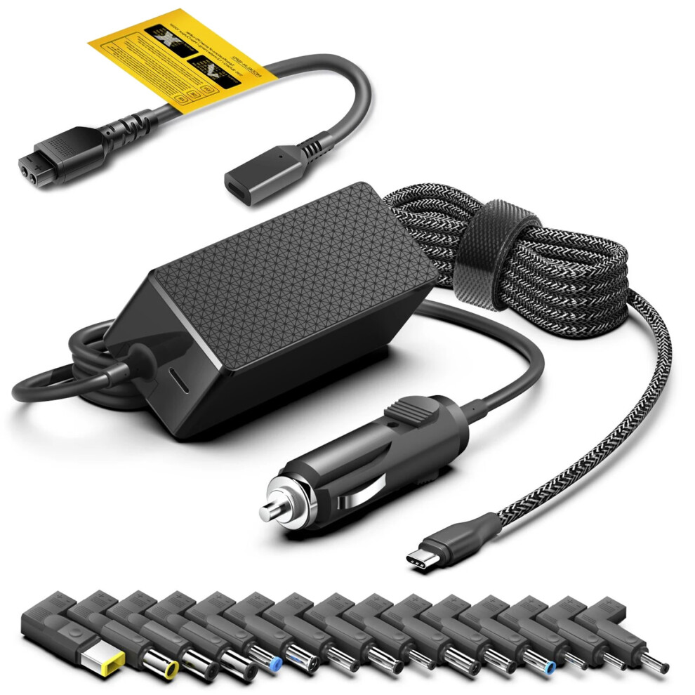 Universal Typec Car Charger Power Macbook Laptop Lenovo Dell Asus Huawei 9454952733324