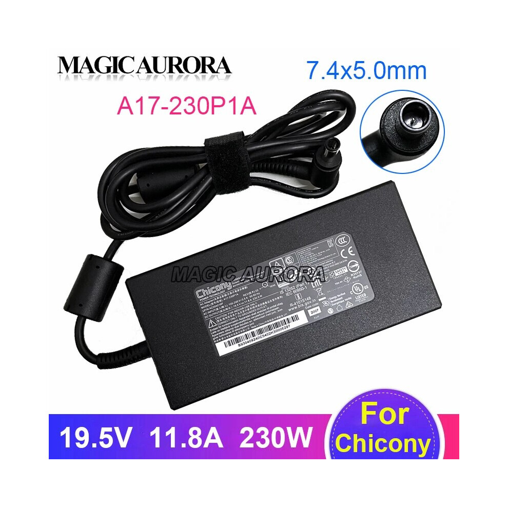 Genuine Chicony A17~230P1a 19.5V 11.8A 230W Charger Adapter For Gigabyte 9454952714491
