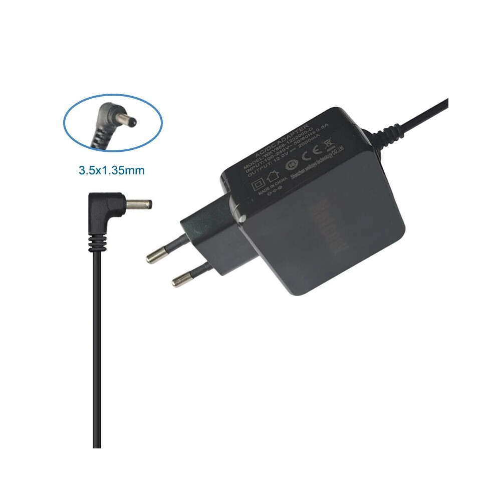 12V 2A 24W 3.5X1.35mm Ac Adapter Laptop Charger For Connex Slimbook L1420 9454952722267