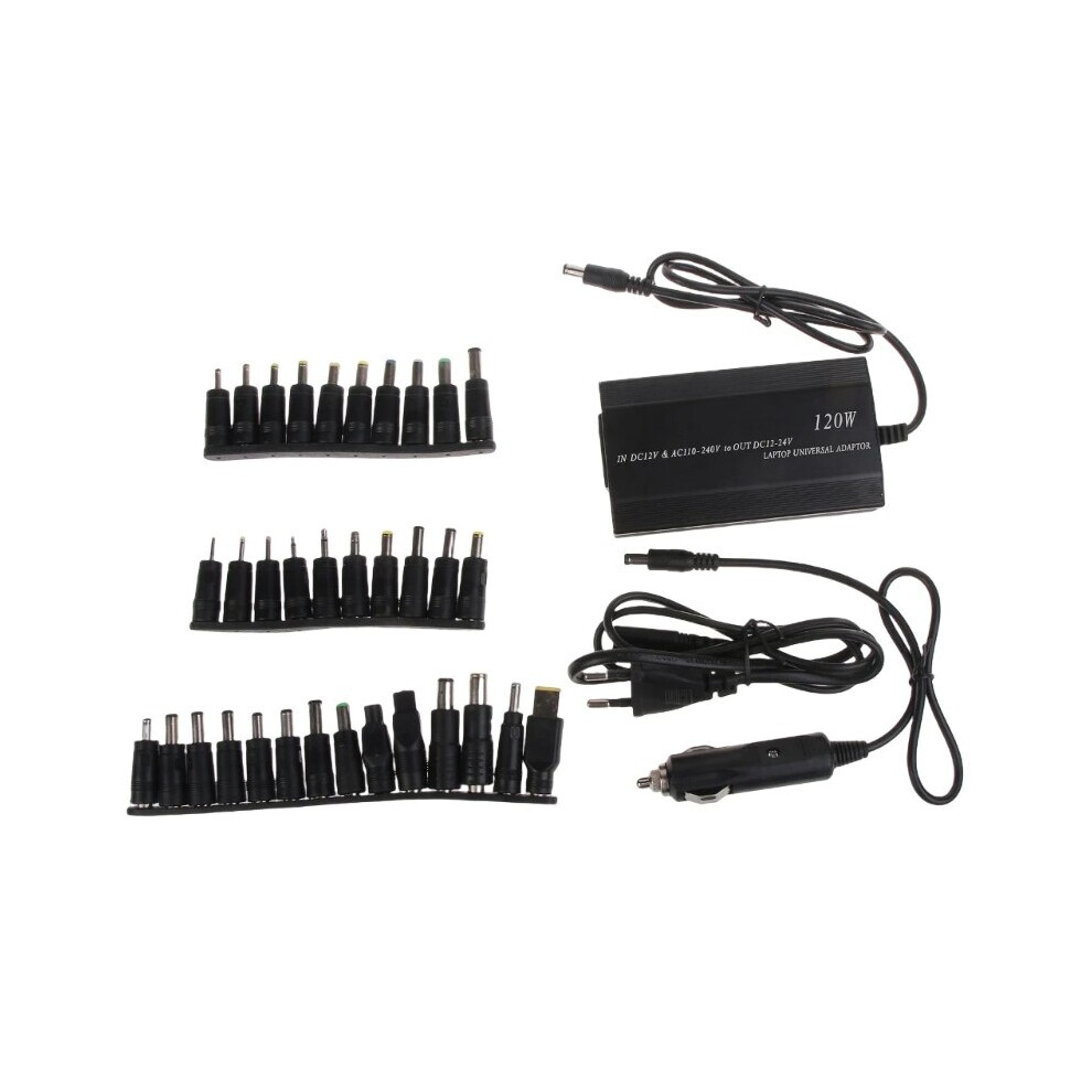 Universal Laptop Charger 120W Adapter With 34 Multi~Connectors Power Supply 9454952729372