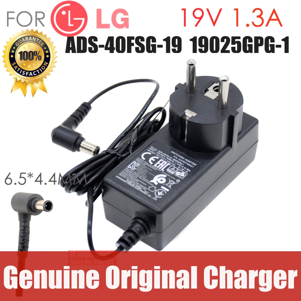 Original For Lg 19V 1.3A Ads~40Fsg~19 19025Gpcu~1 Ac Adapter Power Supply 9454952733454