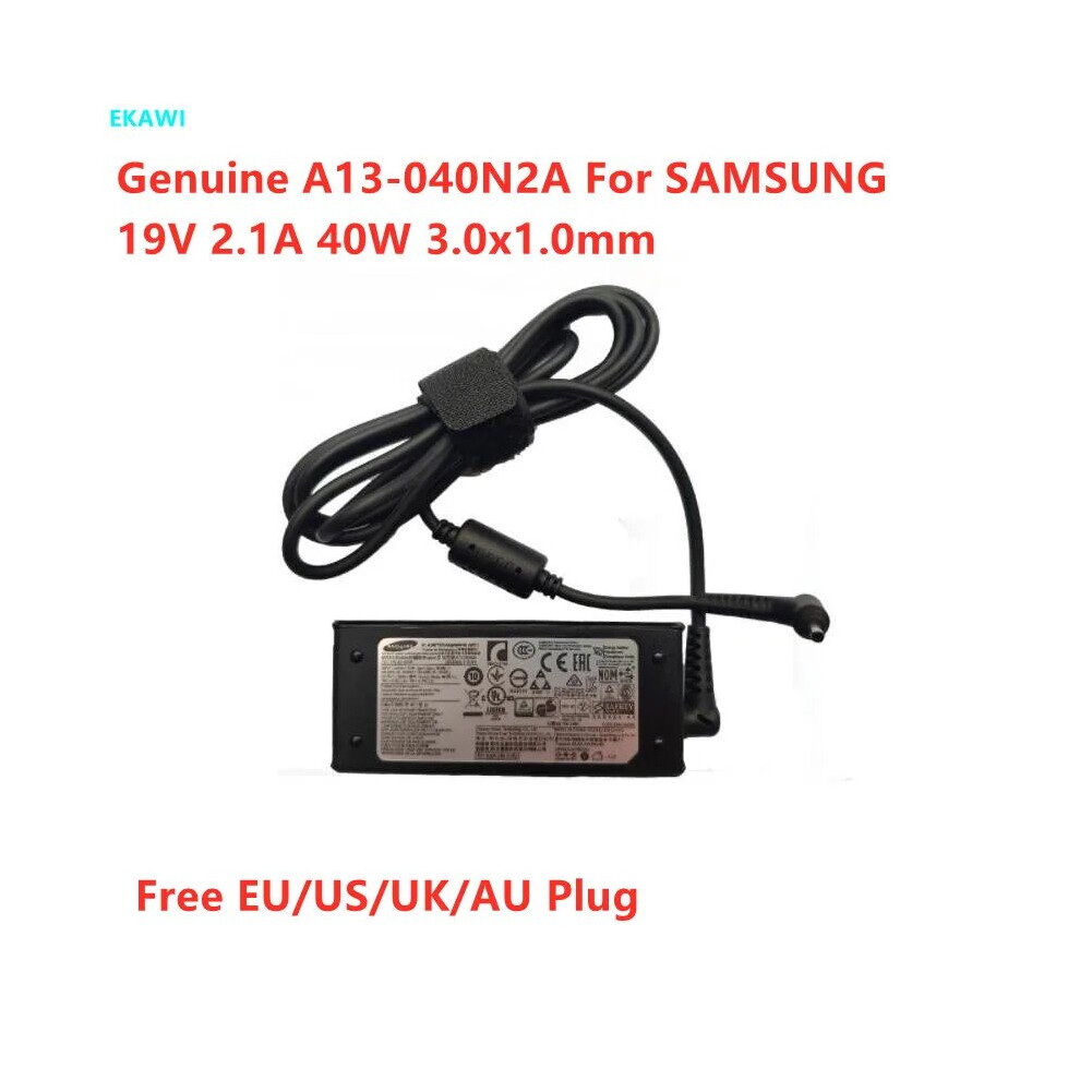 Genuine A13~040N2a 19V 2.1A 40W Ad~4019A Pscv400111a Ac Adapter For Samsung 9454952710660
