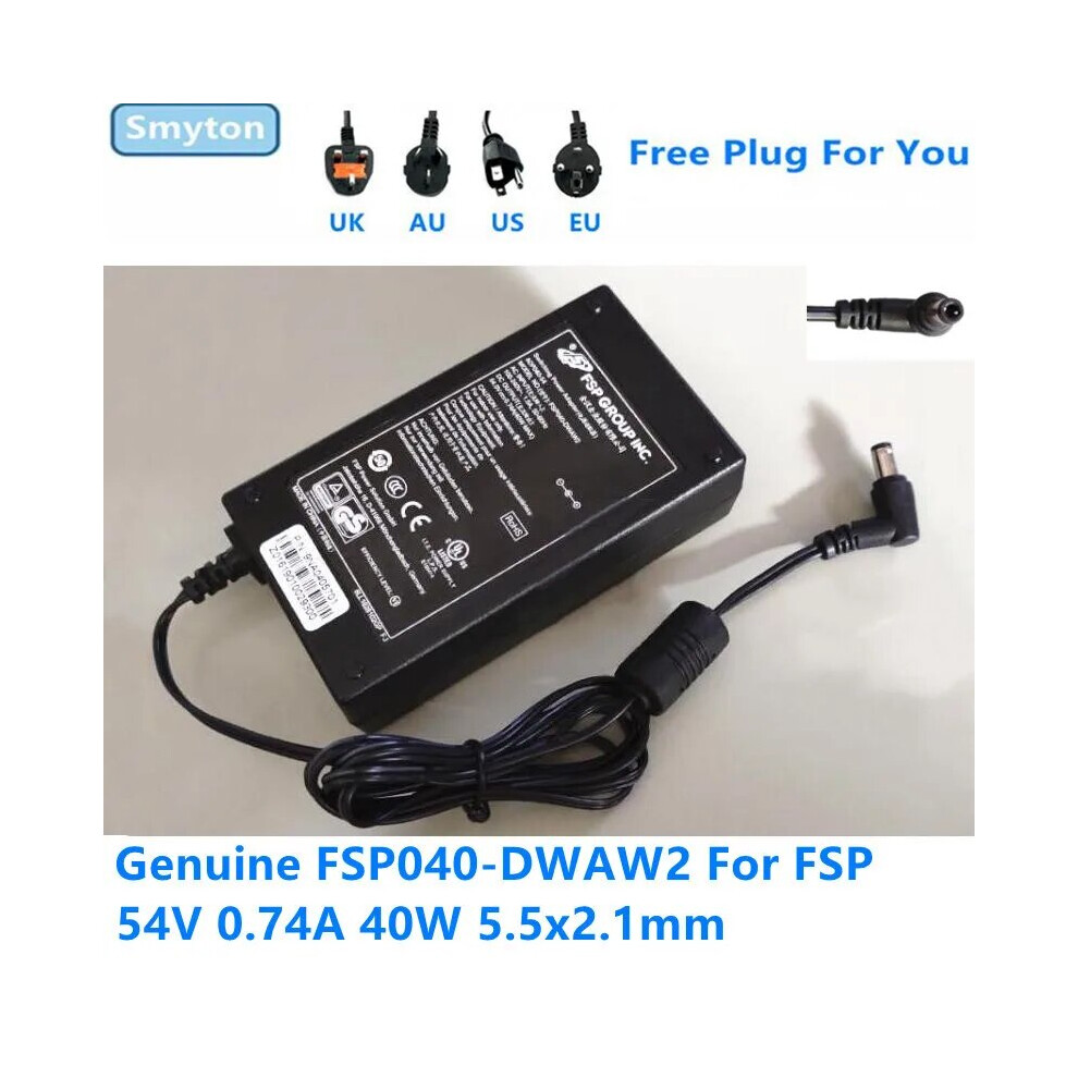 Original Ac Adapter Charger For Fsp 54V 0.74A 40W Fsp040~Dwaw2 Power Supply 9454952711575
