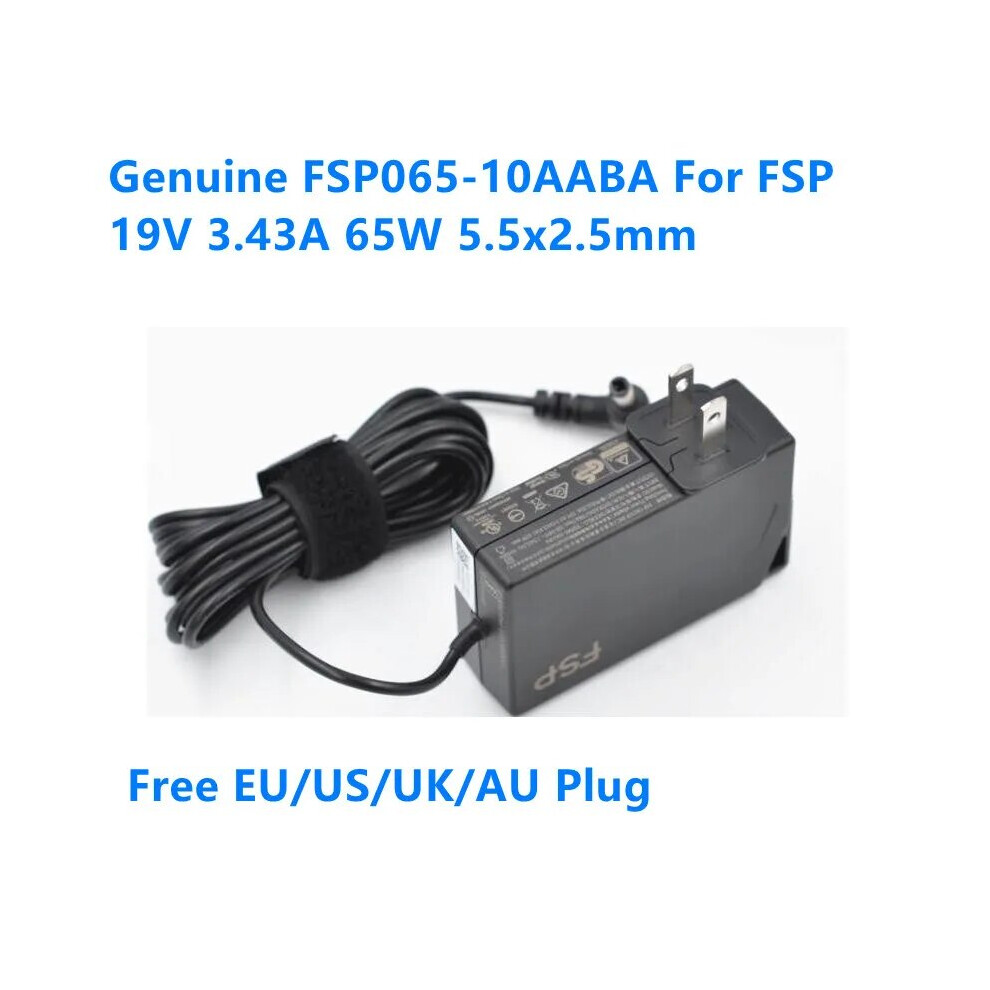 Genuine 19V 3.43A 3.42A 65W 5.5X2.5mm Fsp Fsp065~10Aaba Gan Switching 9454952711636