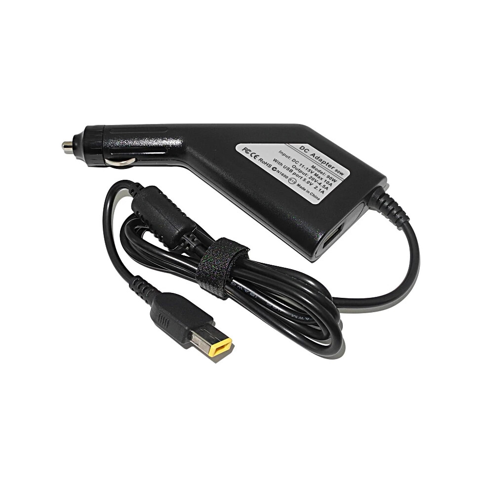 Dc Laptop Car Charger 20V 4.5A 90W For Lenovo Thinkpad X240s E431 E531 9454952712640