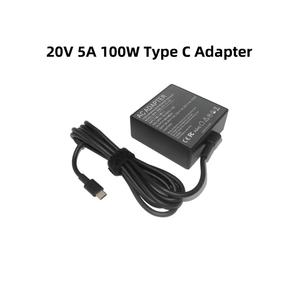 Gan 100W 5A Desktop Charger 5V 9V 15V 20V Pd Usb C Type C Ac Power Adapter 9454952714002