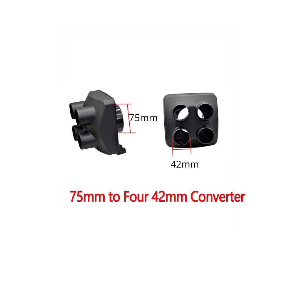 1 Hole 75Mm To 4 Holes 42Mm Air Outlet Vent Cover Air Diesel Parking Heater 9136637118953