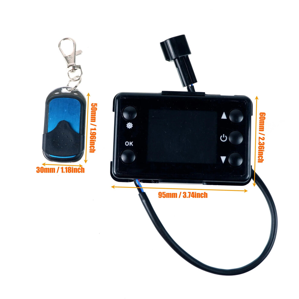 12V 24V 2 8Kw Air Diesel Parking Heater Lcd Monitor Switch Remote Control 9136637121267