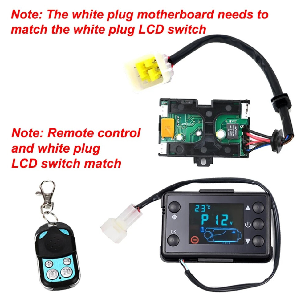 12V 5Kw Air Diesels Air Heater Lcd Monitor Switch Control Board Motherboard 9136637121502