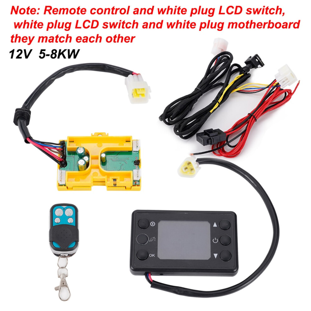 12V Air Diesel Heater For 5Kw Lcd Display Monitor Motherboard Remote Control 9136637121618