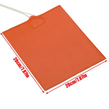300W Engine Oil Pan Sump Tank Heater Pad 220V Universal Silicone Oil Heating